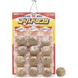 SA真鍮ゴールドタワシ(12個台紙付) 80g JTW05080