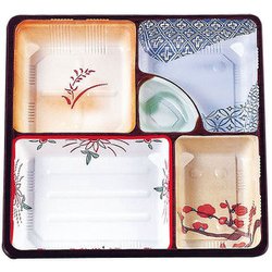 夢彩ごぜん(50枚入)TSR-BOX 80-80 中仕切Ⅰ 柄付 RTKC101