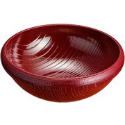 メラミン木目サラダボール 溜 756M-T 中 RSLF101
