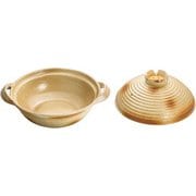 アルミ 電磁用手造り土鍋 楽鍋(新幸楽) 24cm QDN1124