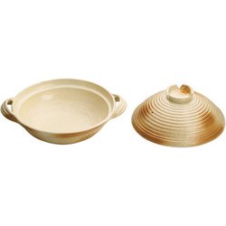 アルミ 電磁用手造り土鍋 楽鍋(新幸楽) 27cm QDN1127