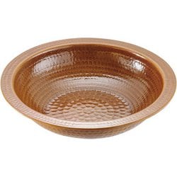 アルミ電磁用うどんすき(アメ釉) 33cm QUD1003