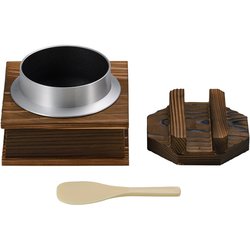 SA田舎フッ素加工釜めしセット QKM53