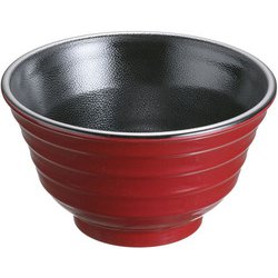 メラミン 多用丼 TB-766 溜内黒 RDVA902