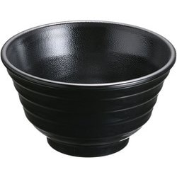 メラミン 多用丼 B-766 黒 RDVA903