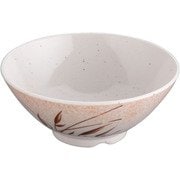 メラミン「紅志野」飯椀 VS-745M身 RMS79002