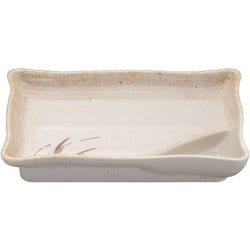 メラミン「紅志野」正油入付のり皿 VS-7617 RNL02