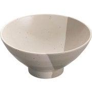 メラミン「グレイ・ストーン」茶椀 IL-7602 RGL46