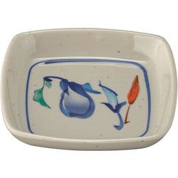 メラミン「旬菜」 角小皿 SY-7513 RKZD601