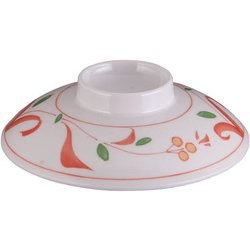 メラミン「赤絵」 飯椀 AE-765F 蓋 RMSK402