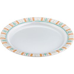 メラミン「バジル」 19cmライス皿 BL-7802 RLI8201