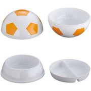 お子様ランチ皿 サッカーボール 大 YB-SRLY イエロー RLVB93