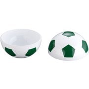 お子様ランチ皿 サッカーボール(仕切無) 小 YB-SRSG グリーン RLVC01