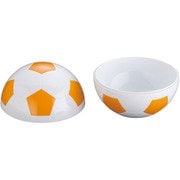 お子様ランチ皿 サッカーボール(仕切無) 小 YB-SRSY イエロー RLVC03
