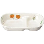メラミンお子様食器「ベジタ村」 780-VV ニ菜皿 RNZ4501