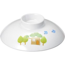 メラミンお子様食器「プチまる」 2505-PMゆったり椀小 蓋 RDVD002