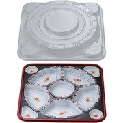 オードブル容器 有田 紺セット TO-420(10セット入) XAZ1005