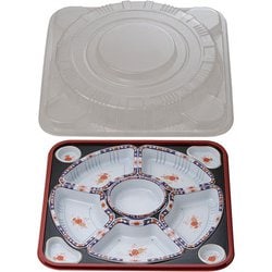 オードブル容器 有田 紺セット TO-380(10セット入) XAZ1006