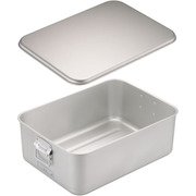 アルマイト プレス製給食用パン箱(蓋付) 260-A 40個入 APV143