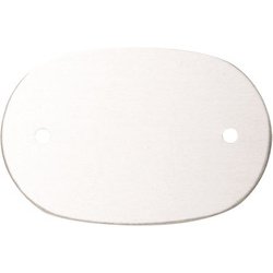 APL2805 [カラーネームプレート 小判型 378-B シルバー (10枚入)]