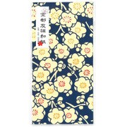 京都友禅ポチ袋 梅花 大 青 2枚入 PA‐351