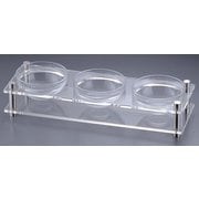 アクリル コンディメントスタンド 1段3穴 B30-3 NKV1501