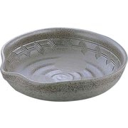 炭化土ぼたもち8.5大皿 深 B03-30 ROO3301