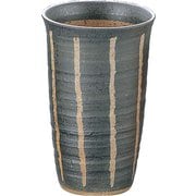 彫十草カップ 黒 D03-24(大) RKP7102