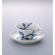 染付茄子 カップ&ソーサーセット D05-21 RKP9501