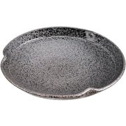 黒ちらし5.0皿 T03-142 RTLG701
