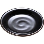 そば黒 丸小皿 T03-243 RSLI701