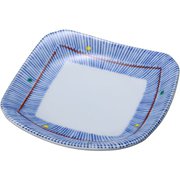 錦京十草3.5角皿 T02-17 RTLJ001