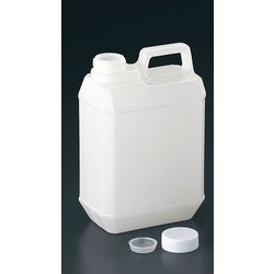 PE 手付平角ボトル 2L (中栓・キャップ付) ABTI301