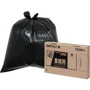 業務用 強力ゴミ袋 BOX 45L 黒 100枚 TN42