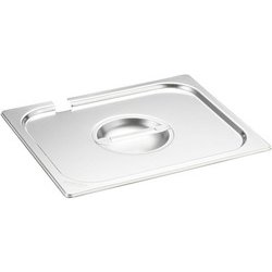 ステンレス仕切穴付ホテルパン蓋 GNS型7485.12 1/2用 AHT492