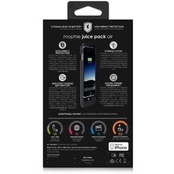 iPhone 6 ストレージ+バッテリー内蔵ケース mophie iPhone 6用バッテリーケース「mophie juice pack plus for