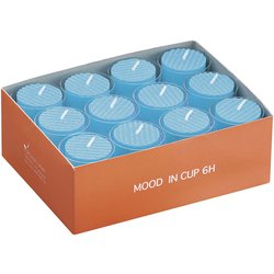 カップ入 カラーキャンドルローソク ブルー (24ヶ入) PKYJ502