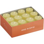 PKYJ504 [カップ入 カラーキャンドルローソク イエロー (24ヶ入)]