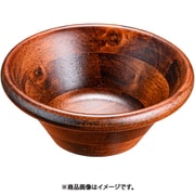 天然木サラダボウル こげ茶 14cm PSLL901