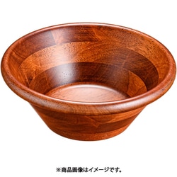 天然木サラダボウル こげ茶 21cm PSLL904