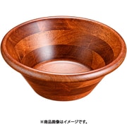 天然木サラダボウル こげ茶 21cm PSLL904