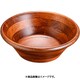 天然木サラダボウル こげ茶 24cm PSLL905