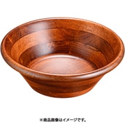 天然木サラダボウル こげ茶 24cm PSLL905