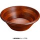 天然木サラダボウル こげ茶 30cm PSLL907