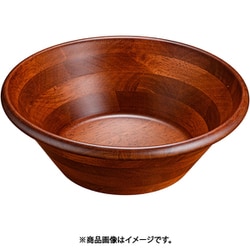 天然木サラダボウル こげ茶 30cm PSLL907