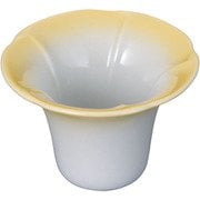 陶器 朝顔 珍味入 黄 QTV01YE