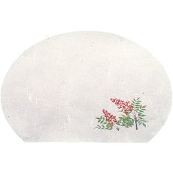 尺3半月四季懐石まっと(50枚入) 南天 QKI08