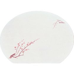 尺3半月枯淡懐石まっと(100枚入) 梅 QKI48