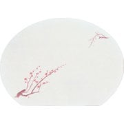QKI48 [尺3半月枯淡懐石まっと(100枚入) 梅]