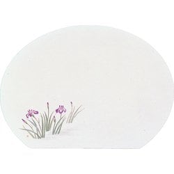 尺3半月枯淡懐石まっと(100枚入) 花しょうぶ QKI50
